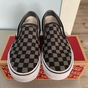Unisex slip on checkerboard Vans